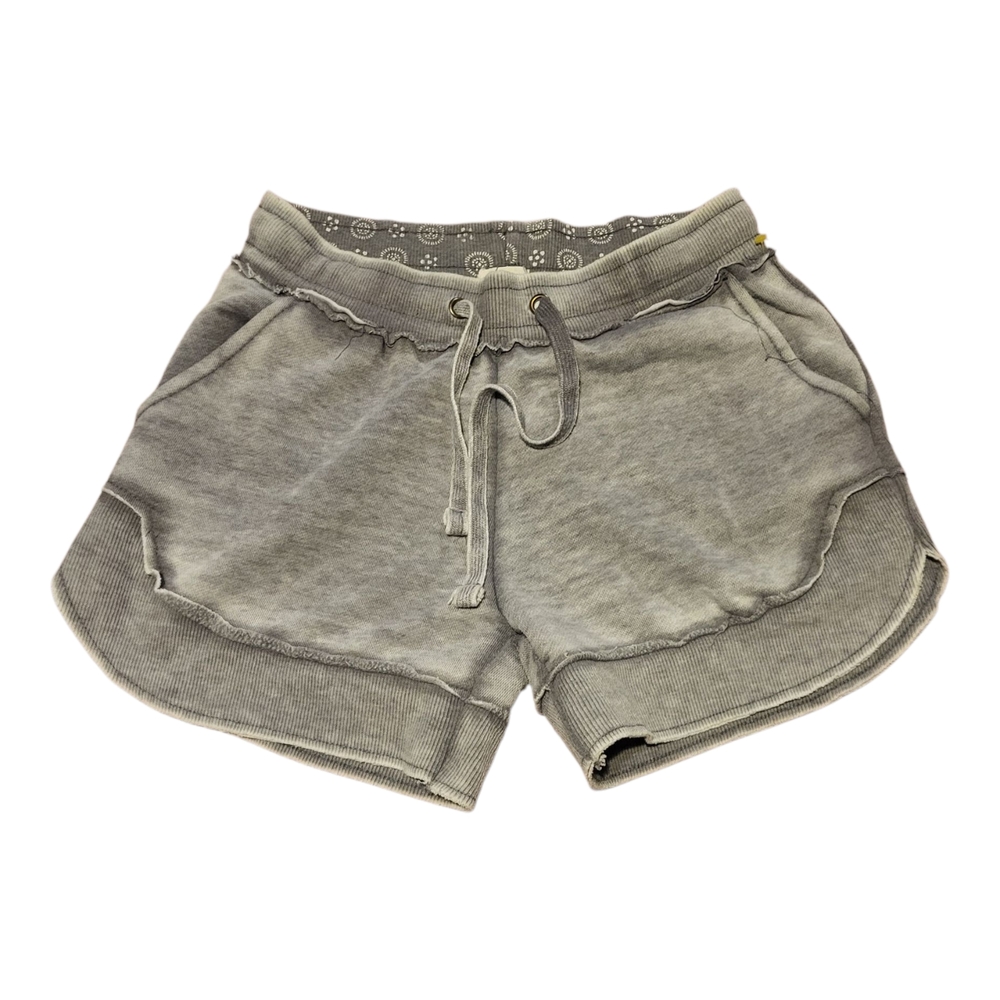 Royce Vintage Wadhed Gray Athletic Shorts with Elastic Wais
